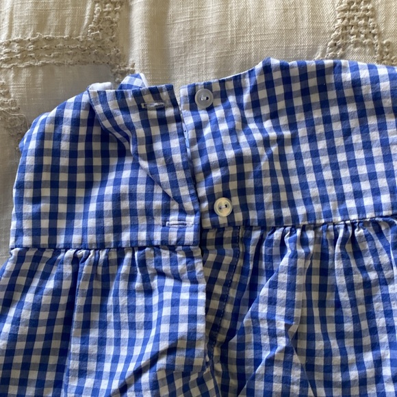 Bella Bliss Mignon blue and white checked dress | Sz 3 - Picture 5 of 7